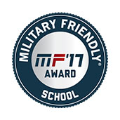 Military Friendly School Badge - MF'17 Award