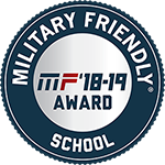 Military Friendly School Badge - MF'18-19 Award