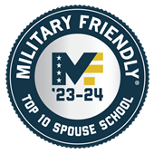 Military Friendly 2023-2024 Top 10 Spouse School Award